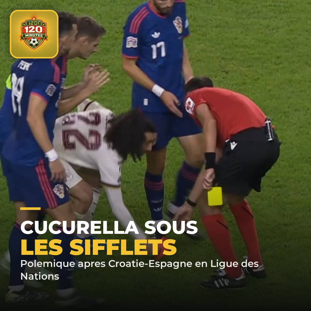 Cucurella sous les sifflets : l'Espagne s'est qualifiée pour les quarts de la Ligue des nations en battant la Croatie (1-2) grâce à un doublé de Mikel Merino, m