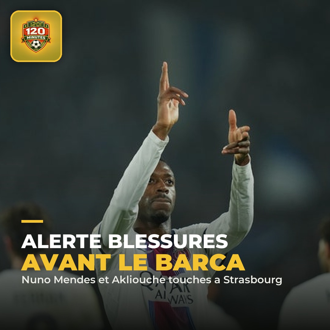COUP DUR pour le PSG a trois jours du choc contre le Barca en Ligue des champions.