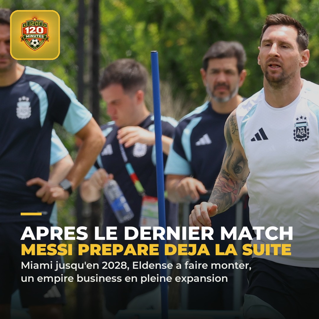 Apres le dernier match, Messi ne compte pas s'arrêter.