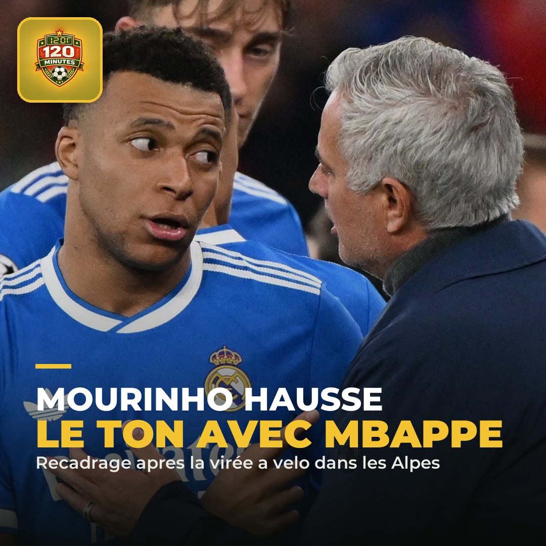 Mourinho hausse le ton : après la vidéo de Kylian Mbappé à vélo dans les Alpes suisses pendant sa convalescence, l'entraîneur du Real Madrid aurait eu une expli