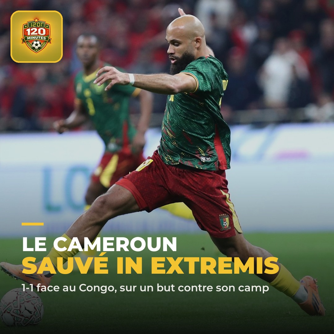 Le Cameroun s'en sort sur un but contre son camp dans les éliminatoires de la CAN 2027.