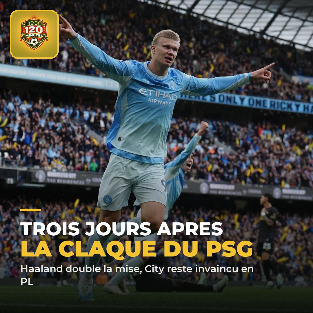 RIPOSTE immédiate. Trois jours après la claque reçue à domicile contre le PSG (2-4) en Ligue des champions, Manchester City retrouve le sourire face à Ipswic...