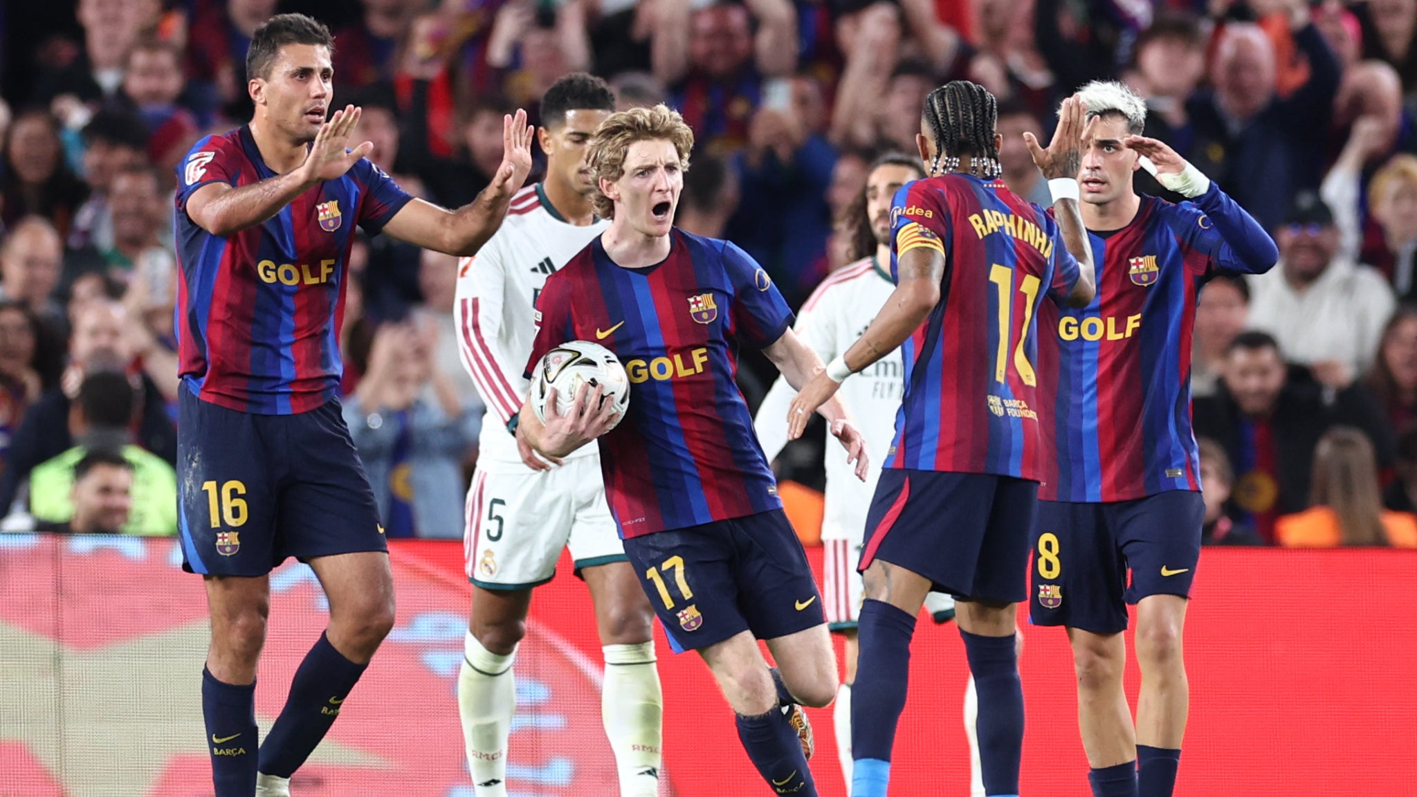 Clasico : Raphinha égalise pour le Barça face au Real Madrid (1-1)