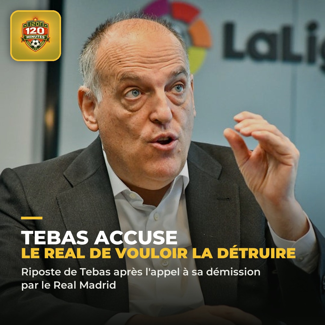 Guerre ouverte entre Tebas et le Real Madrid.
