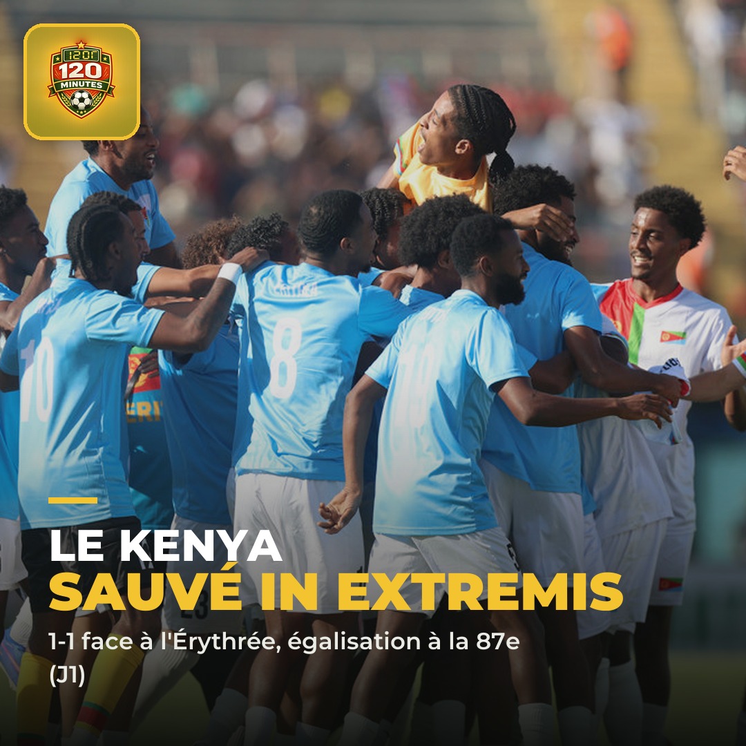 Un sauvetage à l'arrachée pour le Kenya, co-organisateur de la CAN 2027, lors de la 1ère journée des éliminatoires.