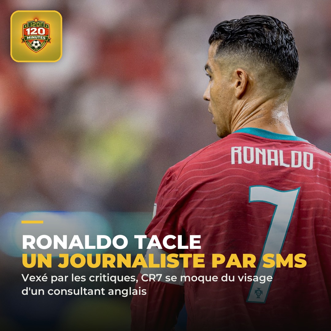Pique assumee : Cristiano Ronaldo n'a pas digéré d'être critiqué sur un plateau anglais.
