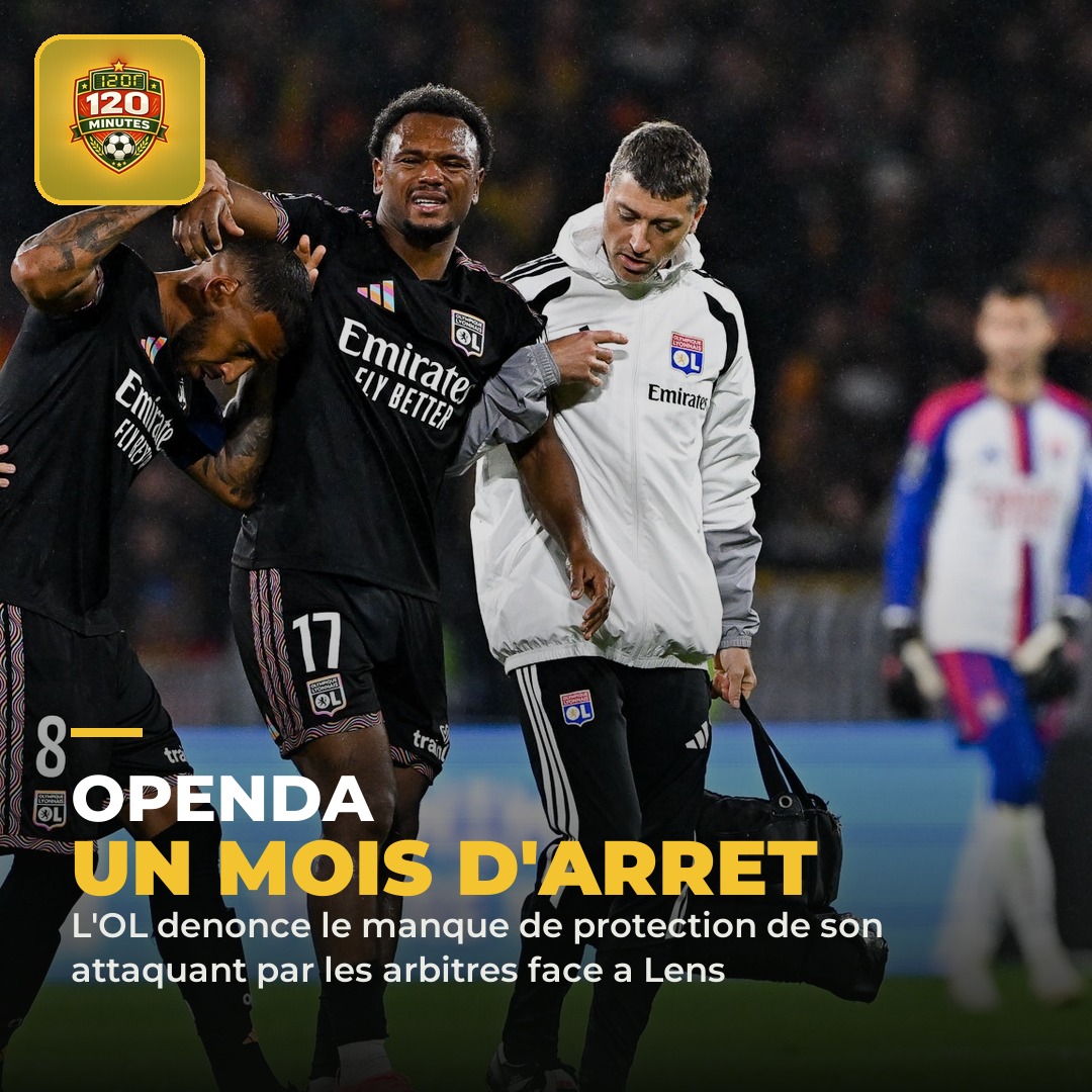 Coup dur pour l'OL.