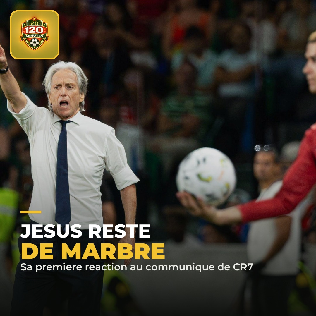 Jesus reste de marbre face au communiqué fleuve de Cristiano Ronaldo : interrogé par la chaîne Now en rentrant chez lui, le sélectionneur portugais a littéralem
