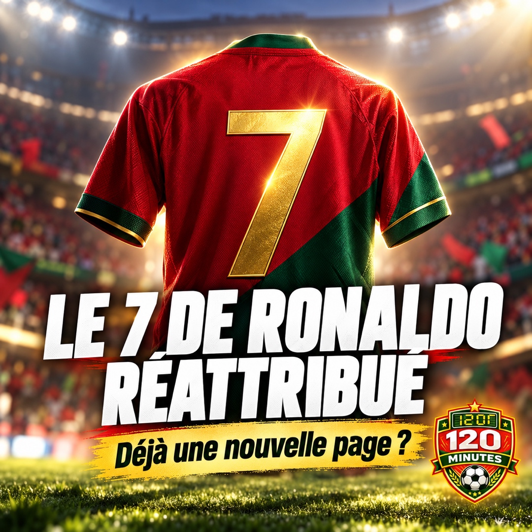 Le mythique n°7 de Ronaldo déjà réattribué au Portugal.