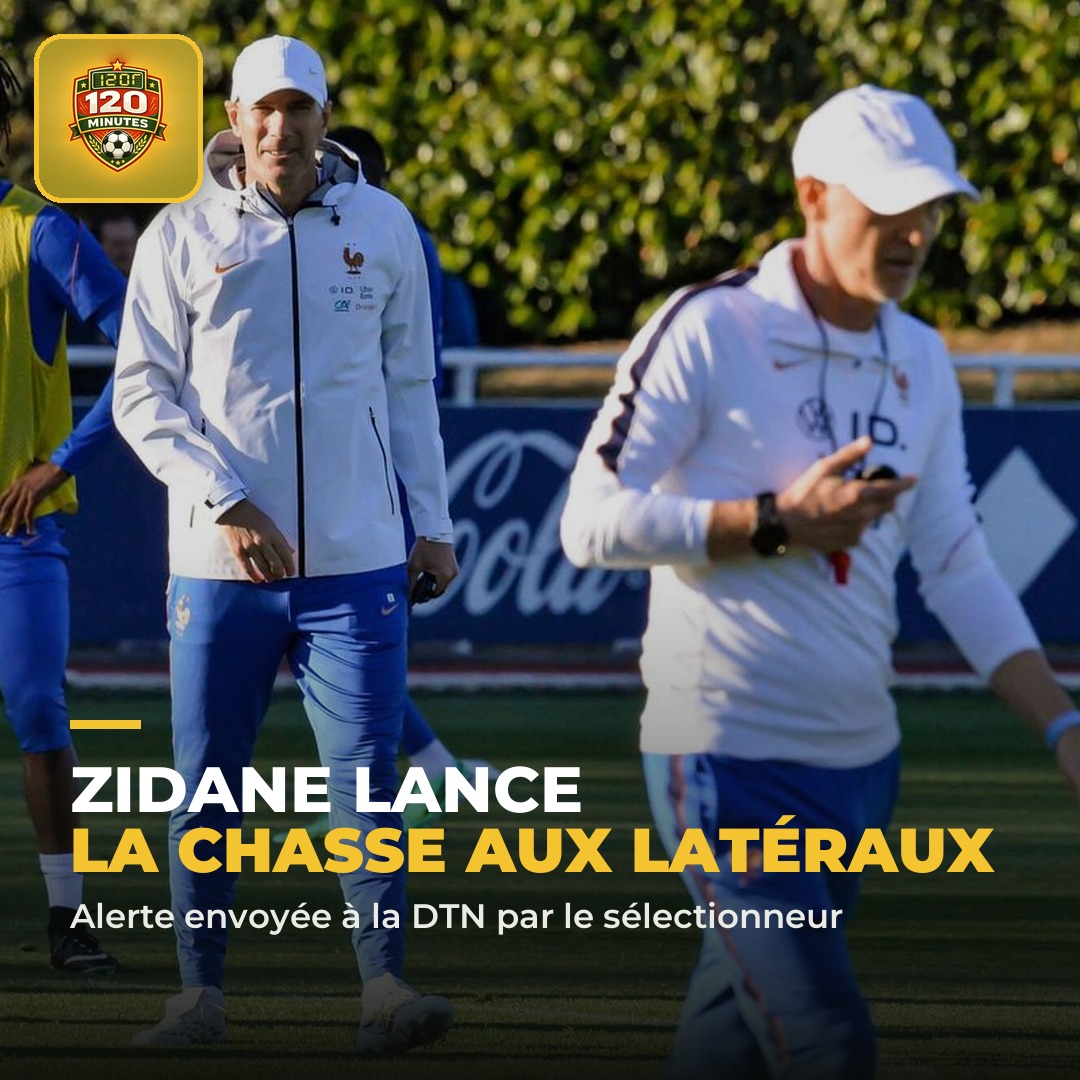 Zidane s'inquiète... et passe à l'action.
