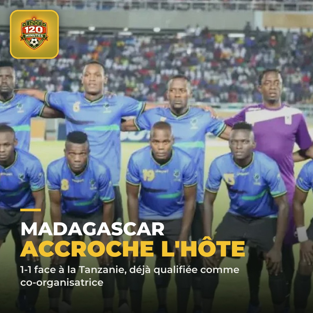 La Tanzanie, pourtant déjà qualifiée en tant que pays co-organisateur, continue de batailler dans les éliminatoires de la CAN 2027.
