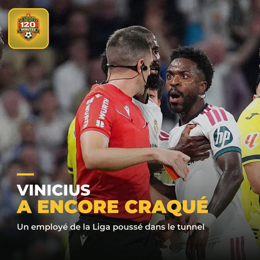 ENCORE LUI : Vinicius n'en a pas fini avec son carton rouge contre Villarreal