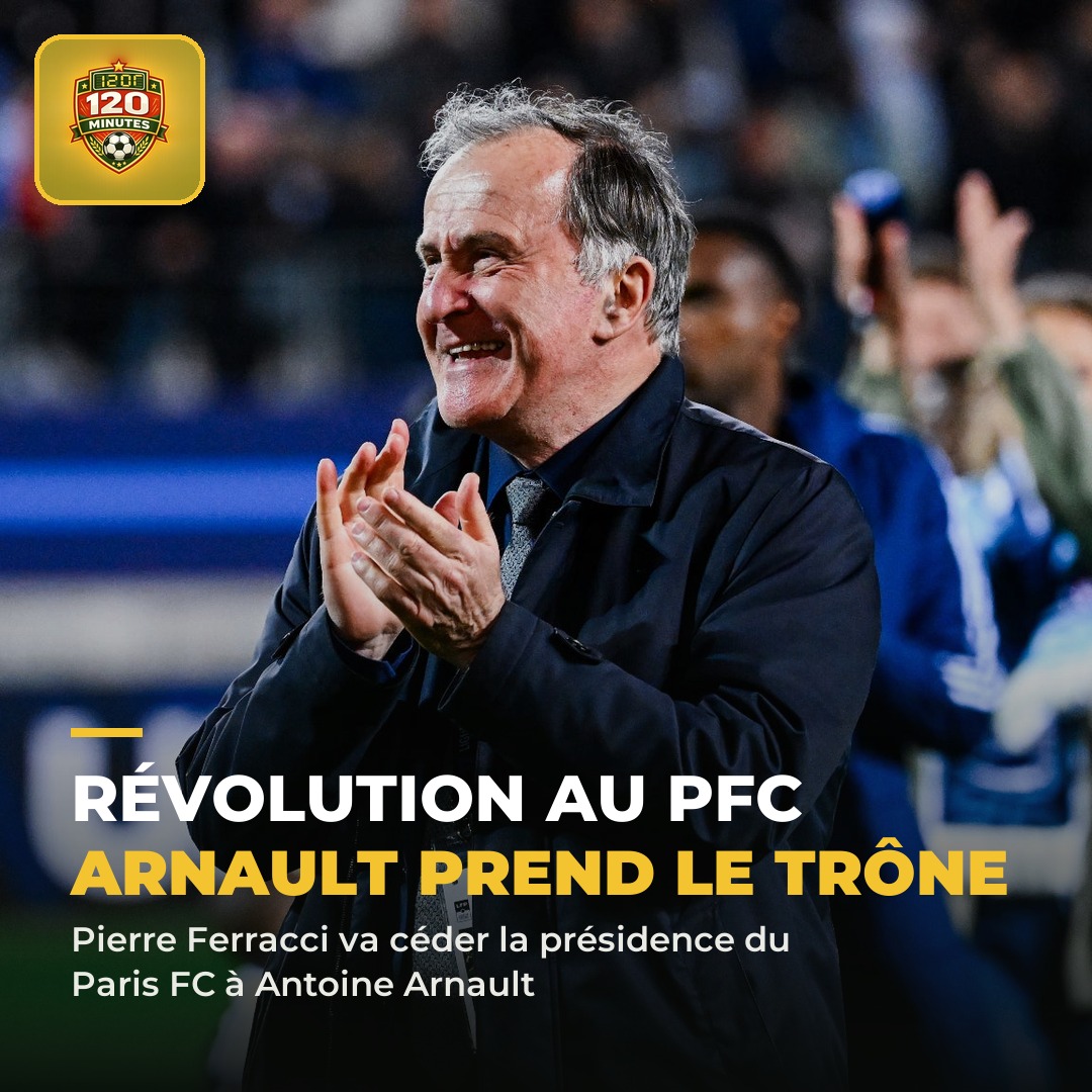 Changement historique au Paris FC. Pierre Ferracci, président depuis 2012, va quitter ses fonctions : "C'est le bon moment pour moi de passer le flambeau."