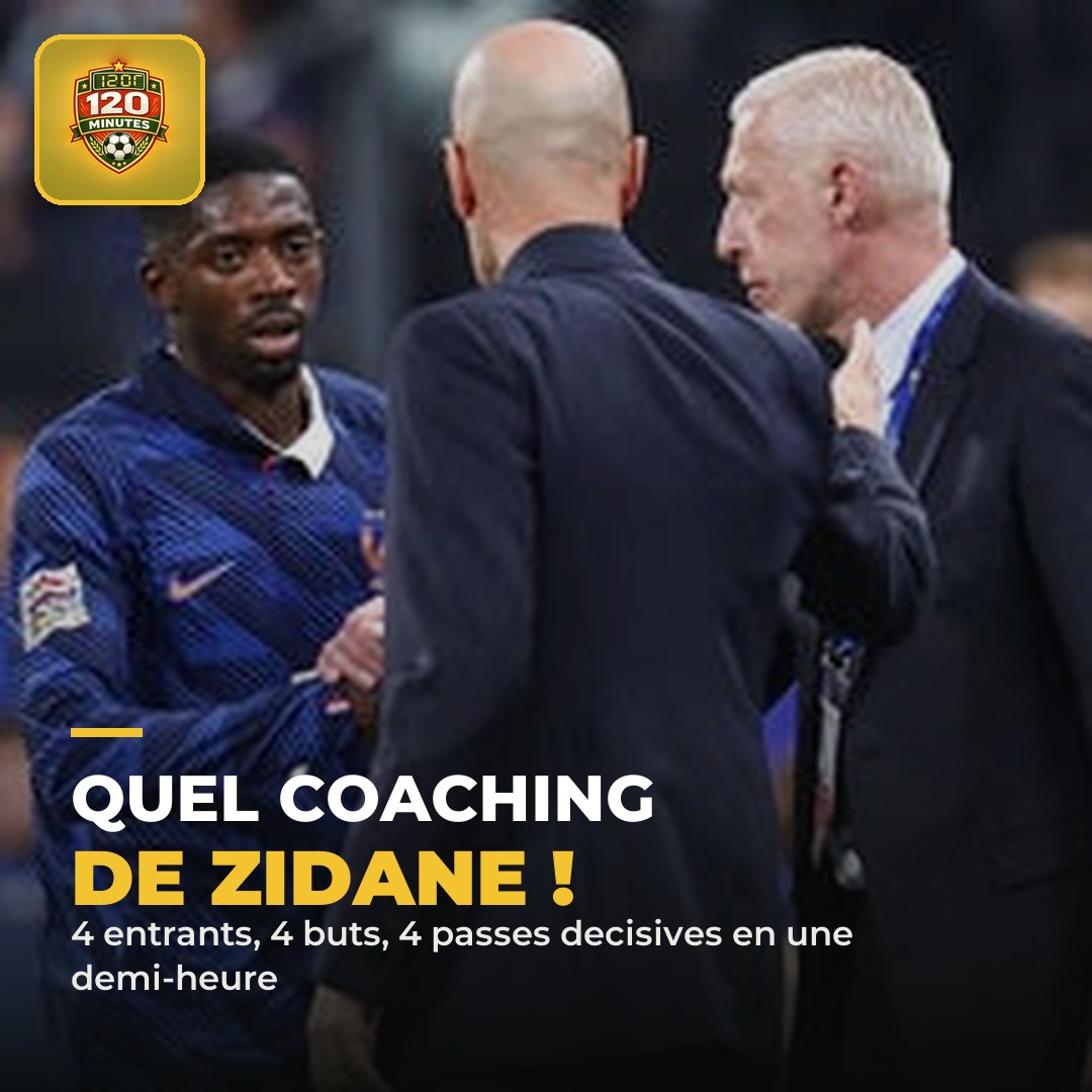 QUEL COACHING de Zinédine Zidane !