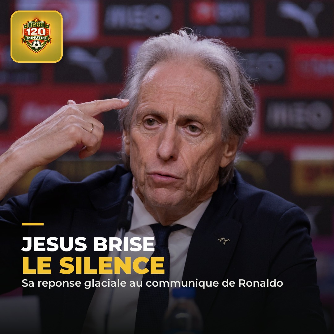 Message glacial : Jorge Jesus a enfin réagi, ce mercredi, au communiqué incendiaire de Cristiano Ronaldo.