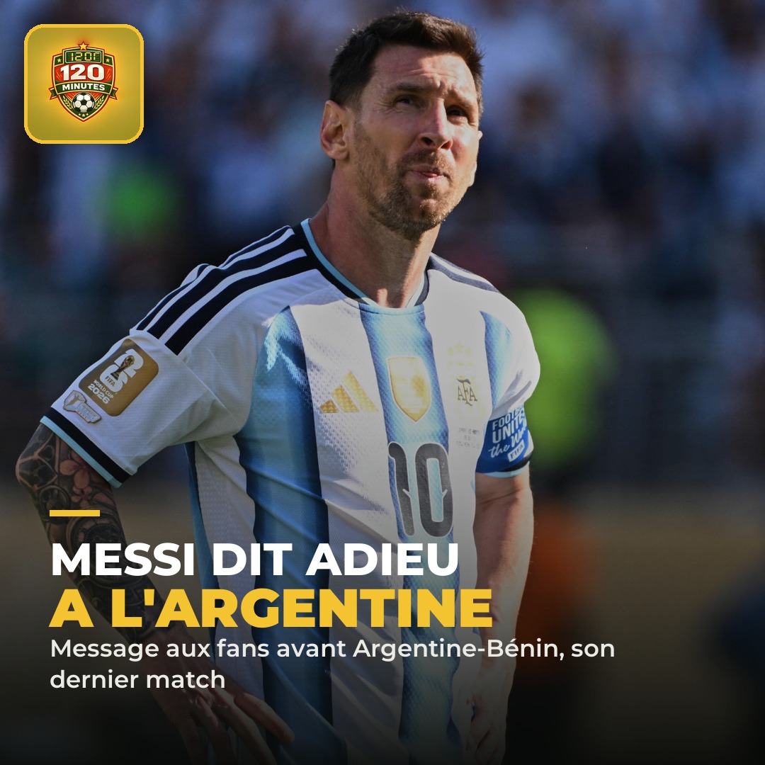 Emouvant : Lionel Messi a pris la parole juste avant son grand soir.