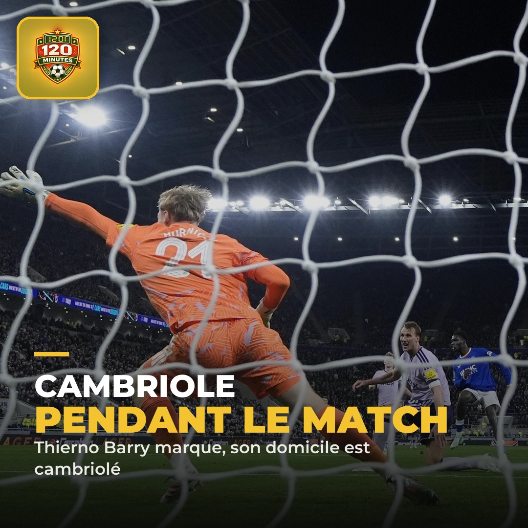 Thierno Barry cambriolé pendant qu'il marquait pour Everton contre Newcastle