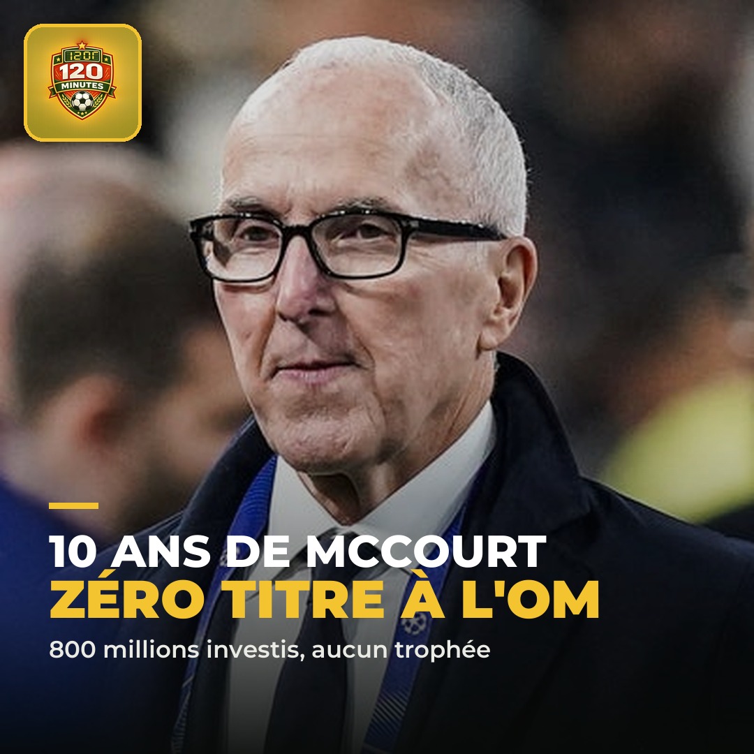 Catastrophique. C'est le mot utilisé par Eric Di Meco pour résumer le bilan de Frank McCourt à la tête de l'OM, dix ans jour pour jour après son rachat du club.