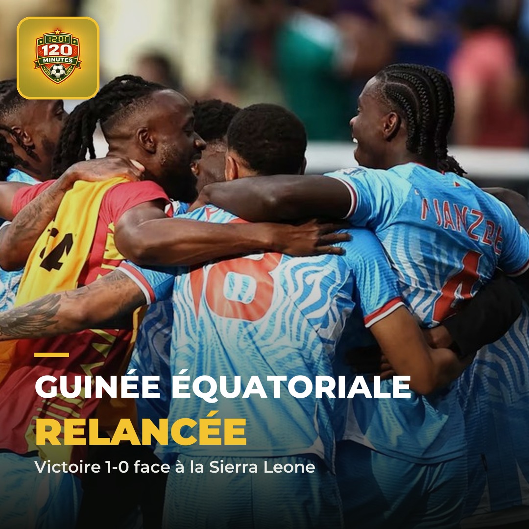 La Guinée équatoriale relève la tête dans les éliminatoires de la CAN 2027.