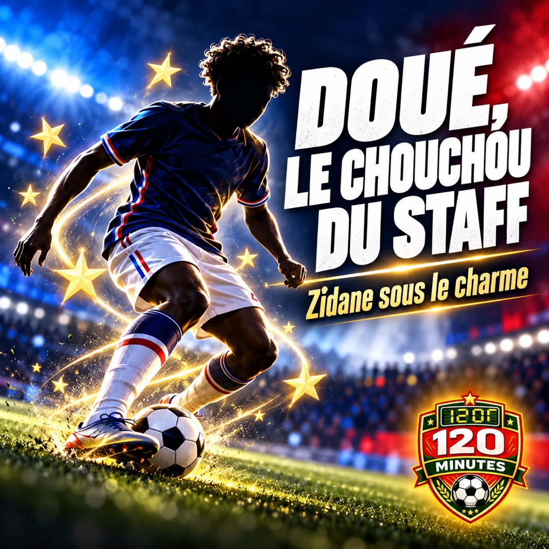 Désiré Doué, le chouchou du staff des Bleus.