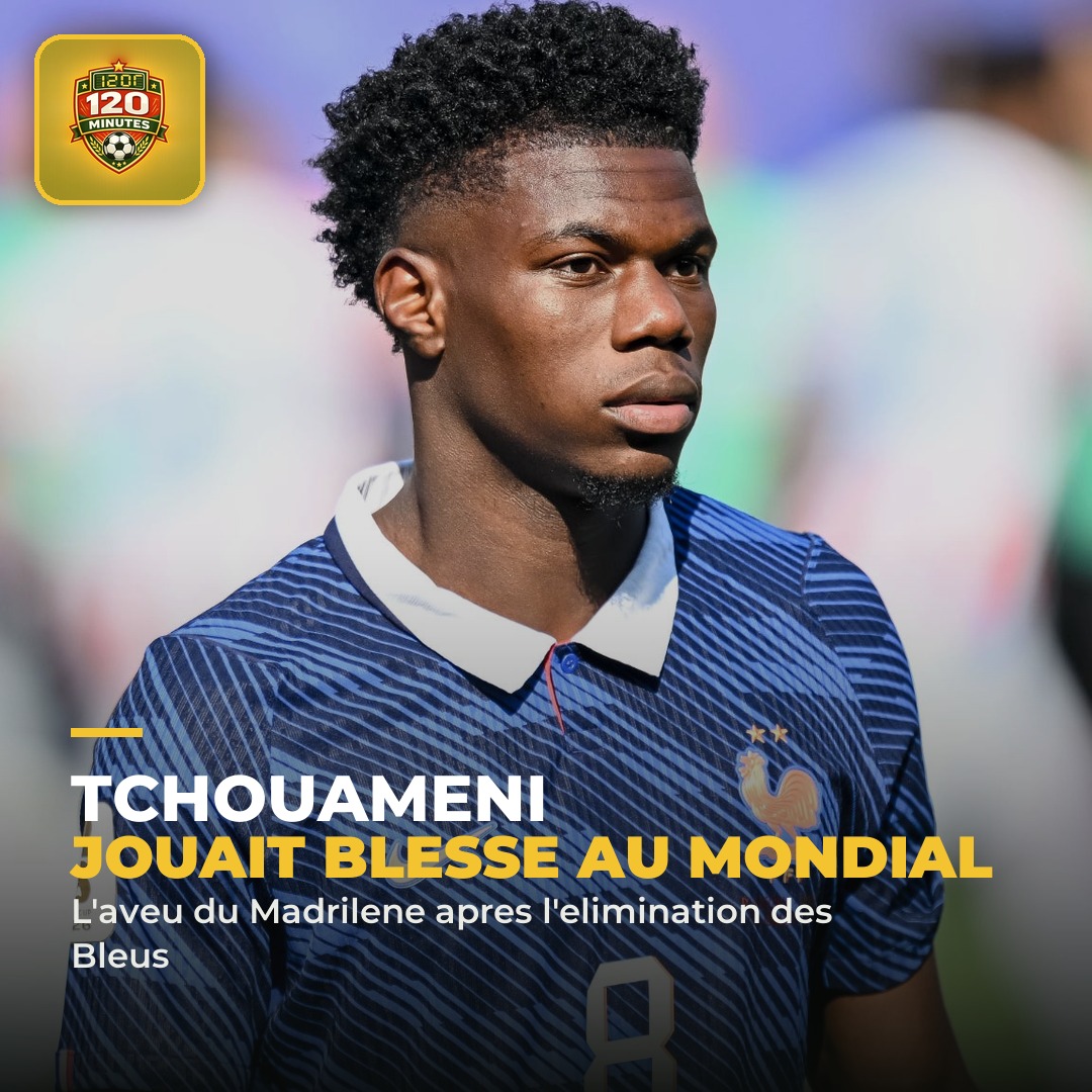 Confession à retardement. Trois mois après l'élimination des Bleus en demi-finale du Mondial 2026 face à l'Espagne (2-0), Aurélien Tchouaméni révèle avoir jo...