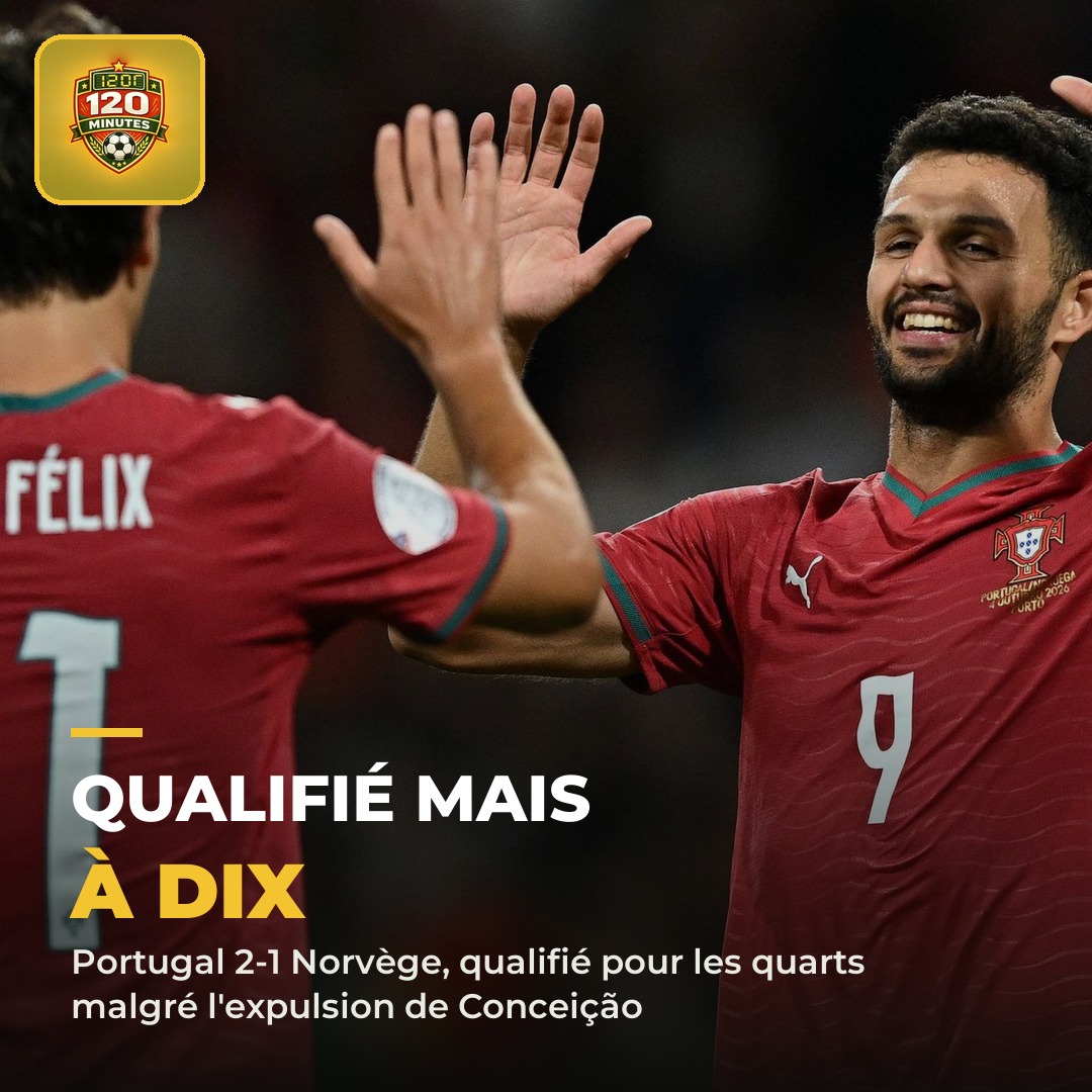 Le Portugal décroche son billet pour les quarts, mais pas sans frayeur en fin de match !