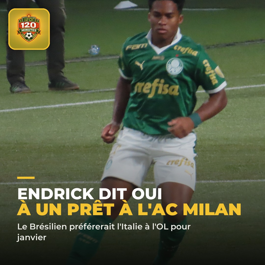 Bascue à venir au Real Madrid : Endrick aurait donné sa préférence pour un prêt cet hiver, et ce n'est pas vers l'OL.
