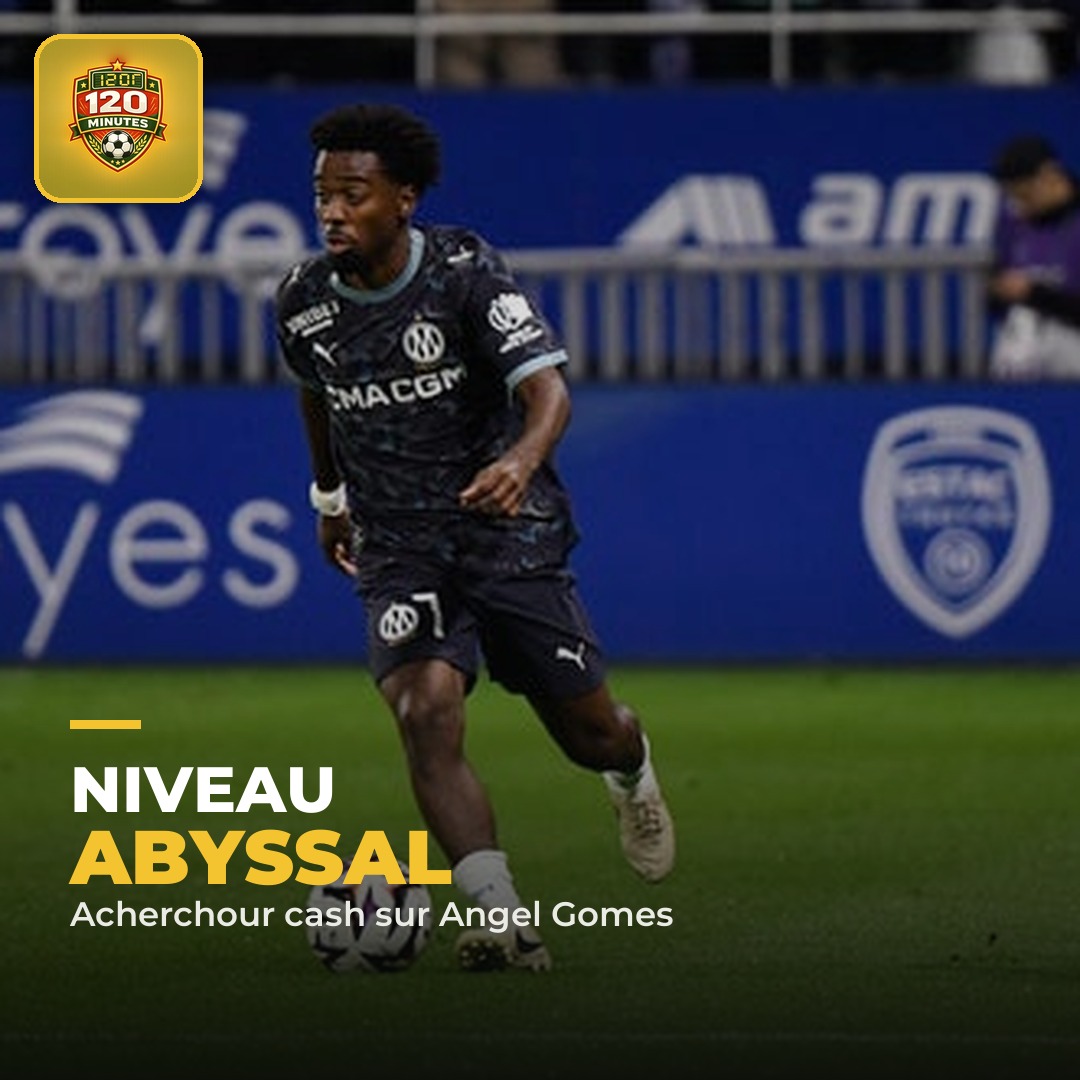 NIVEAU ABYSSAL : Walid Acherchour n'a pas épargné Angel Gomes après Troyes-OM.