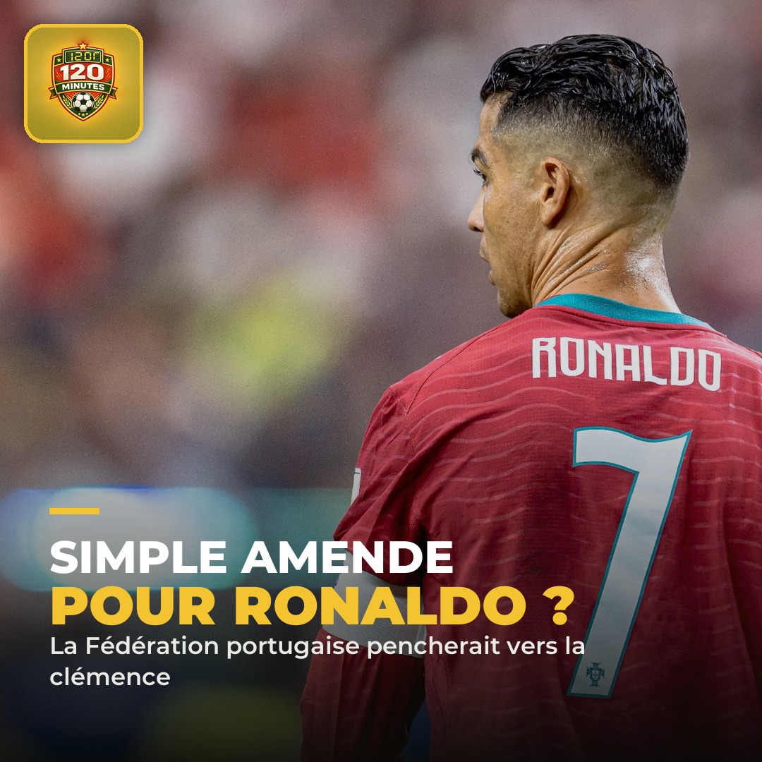 Simple amende ? Cristiano Ronaldo pourrait s'en sortir bien moins cher que prévu dans son clash avec le Portugal.