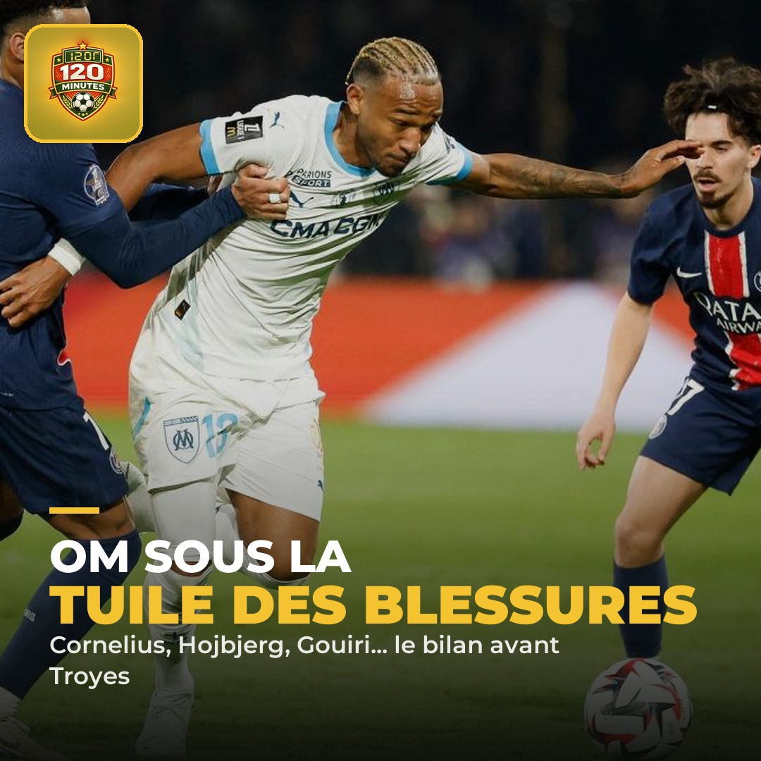 Alerte blessures à l'OM : la trêve internationale laisse de sacrées traces