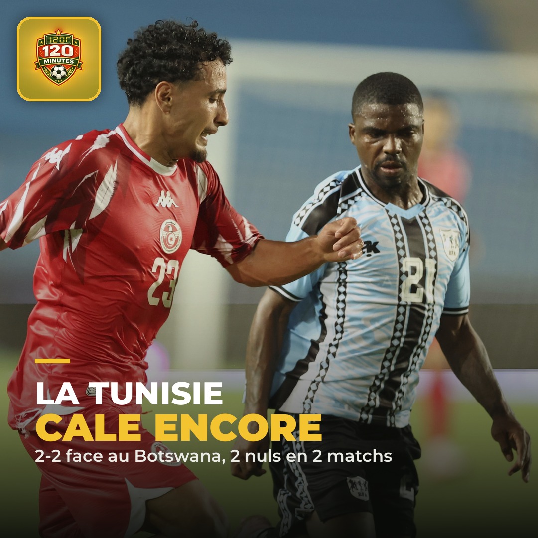 La Tunisie cale encore dans les éliminatoires de la CAN 2027.